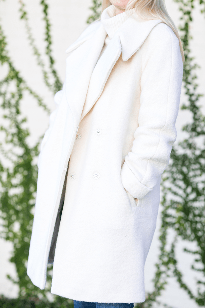 Affordable Winter White Coat