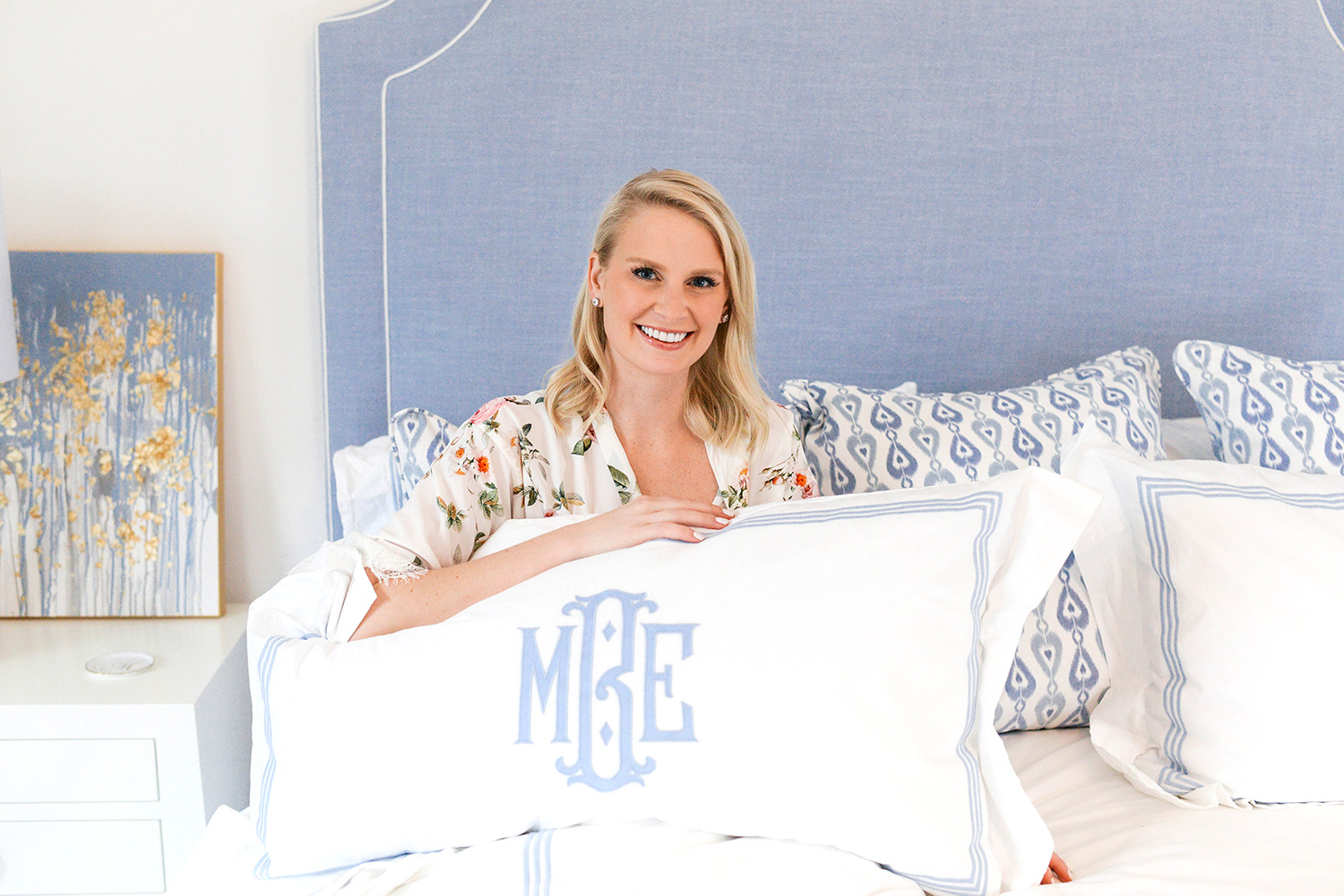 house update my matouk bedding! The Style Scribe