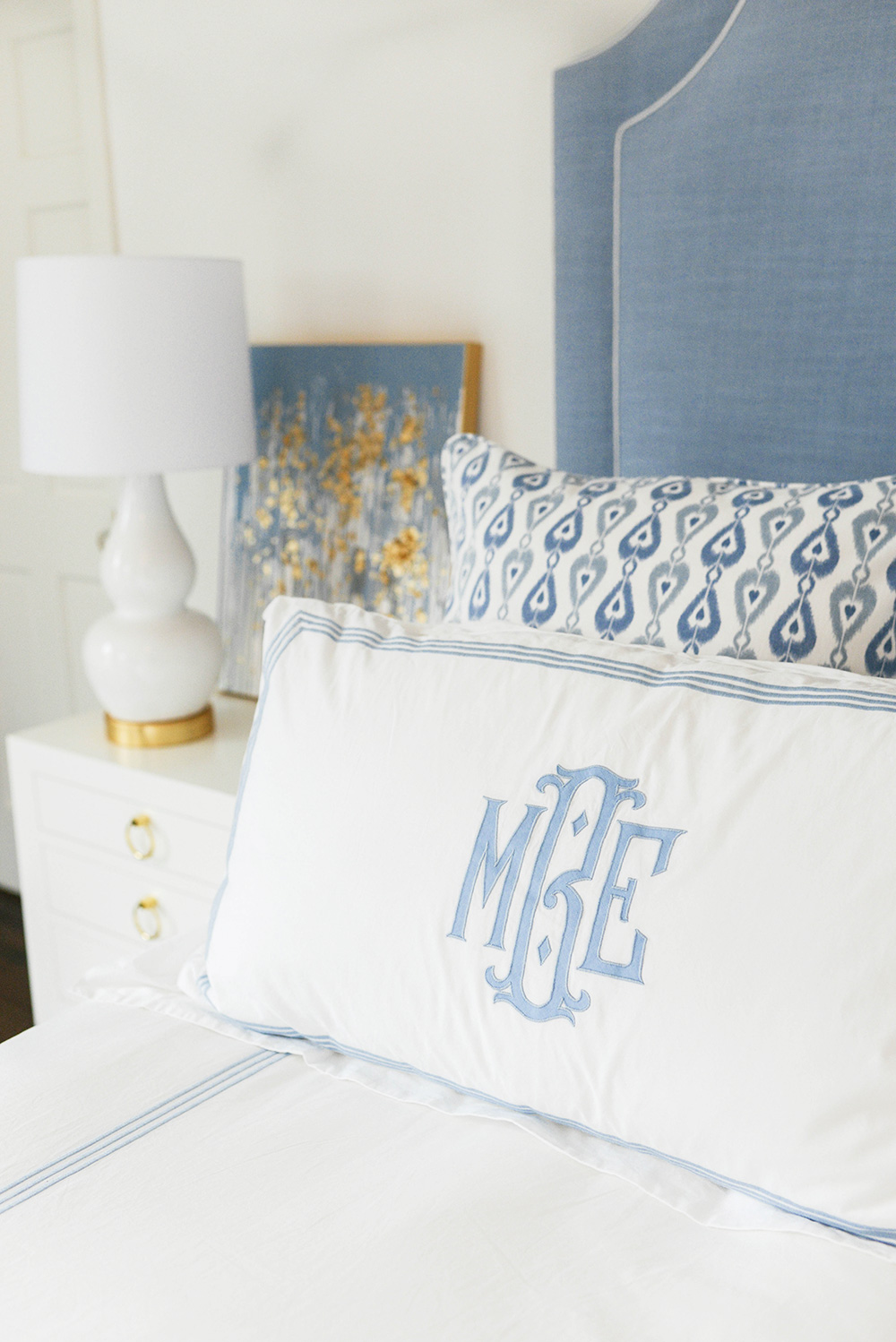 house update my matouk bedding! The Style Scribe