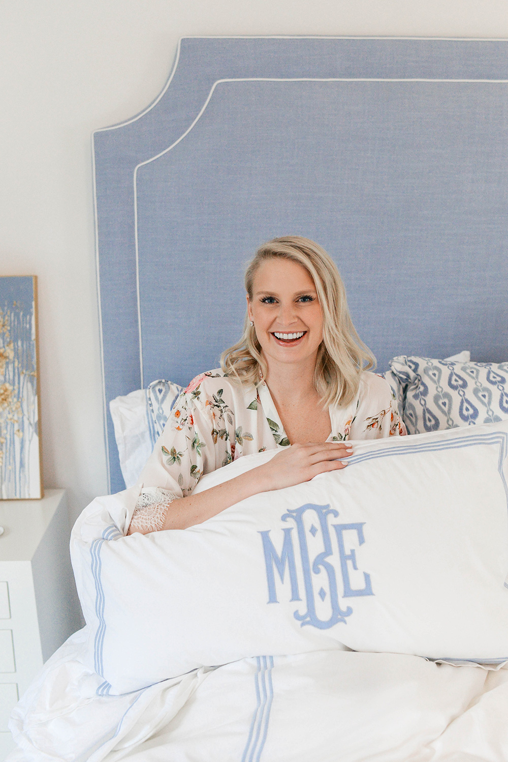 Matouk Custom Bed Linens Dallas Lifestyle Blogger Merritt Beck