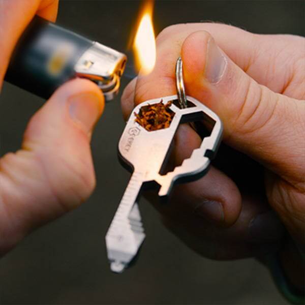 Best Key Shaped Pocket Multi Tool for Keychain, Bottle Opener