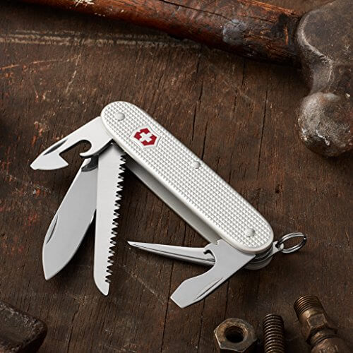 Farmer Pocket Knife Victorinox Swiss For Outdoor Enthusiasts