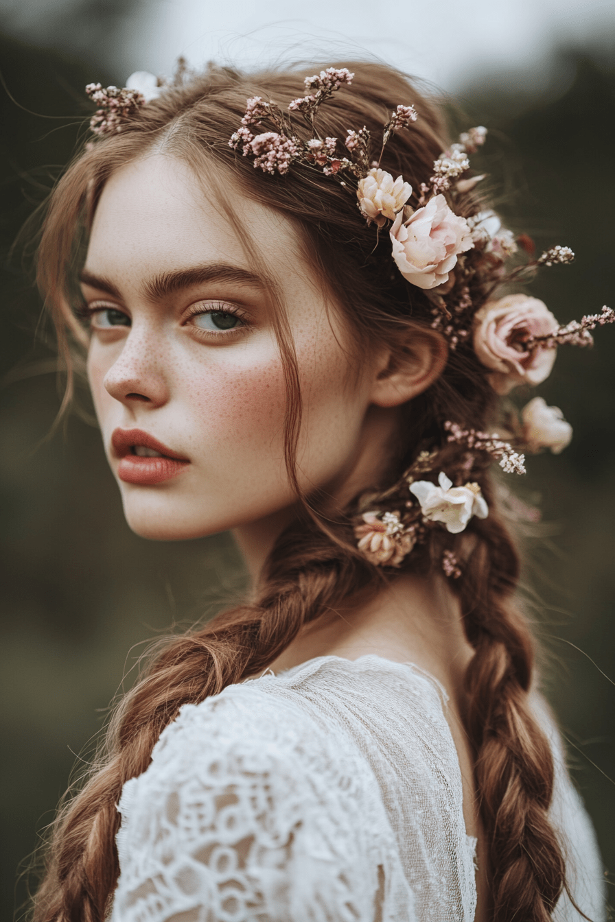 Blooming Beauty 17 Stunning Flower Hairstyles to Elevate Your Look