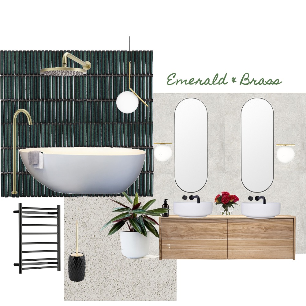 Bathroom Interior Design Mood Board by A1designstudio Style Sourcebook