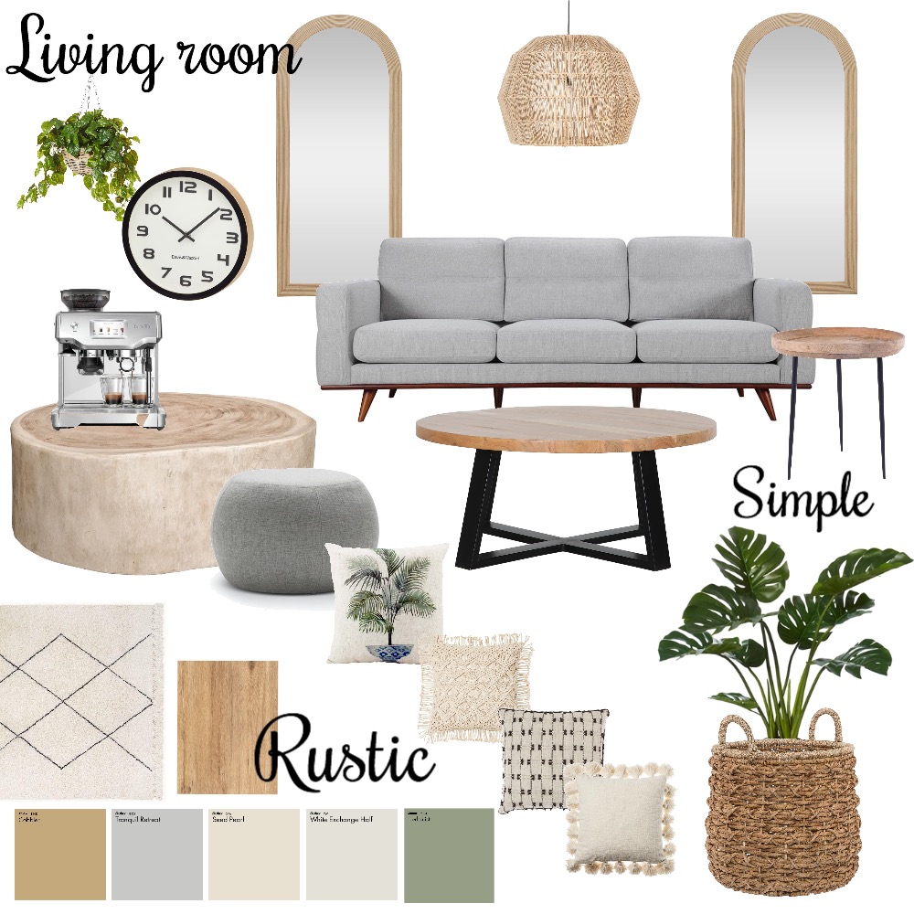 living room 1 Interior Design Mood Board by raghadafifi Style Sourcebook