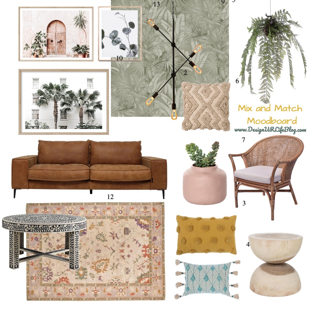 Mix and match Moodboard Interior Design Mood Board by designurlifeblog