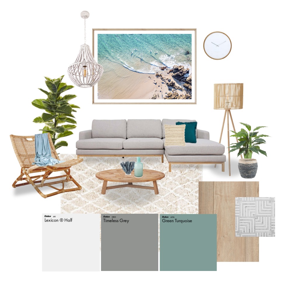 Coastal Moodboard Interior Design Mood Board by Creative Renovation