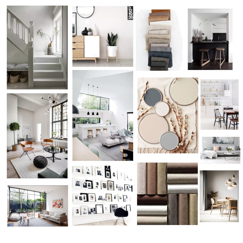 SCANDINAVIAN MOOD BOARD Interior Design Mood Board by goldrose Style