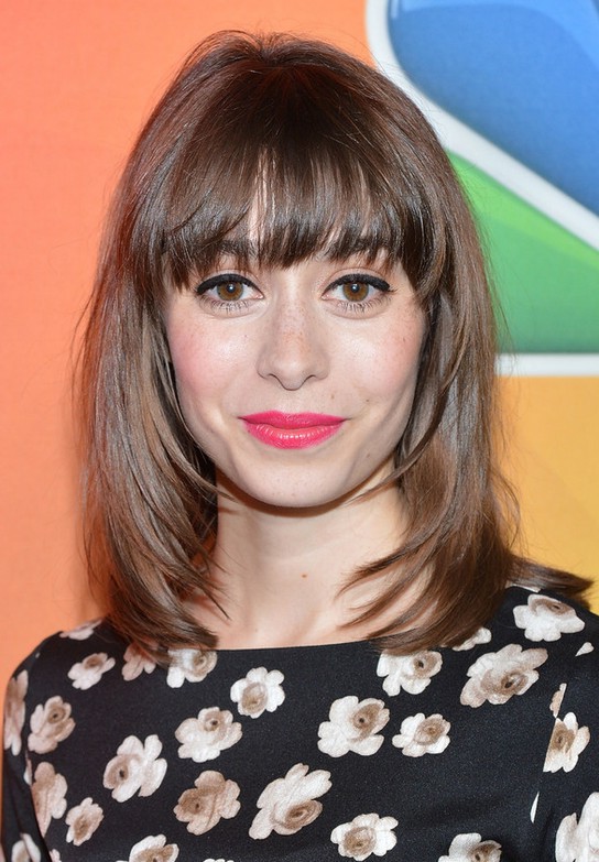 Maybe you would like to learn more about one of these? Cristin Milioti Medium Layered Straight Haircut with Front ...