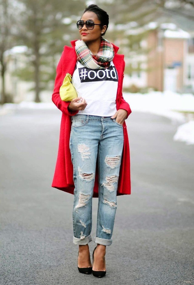 13 Fashionable Red Coats Outfit Ideas for New Year Styles Weekly