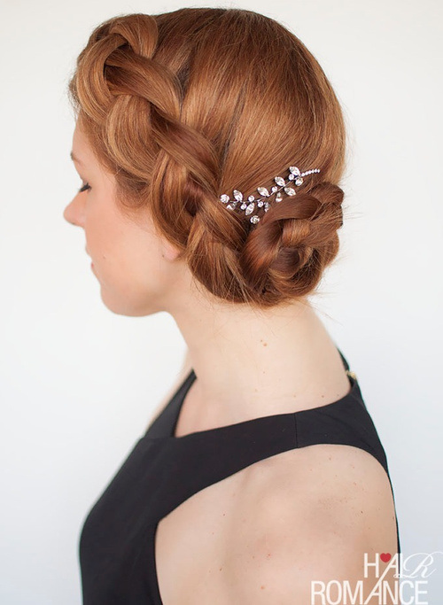 Braided Updo Hairstyle for Prom Styles Weekly