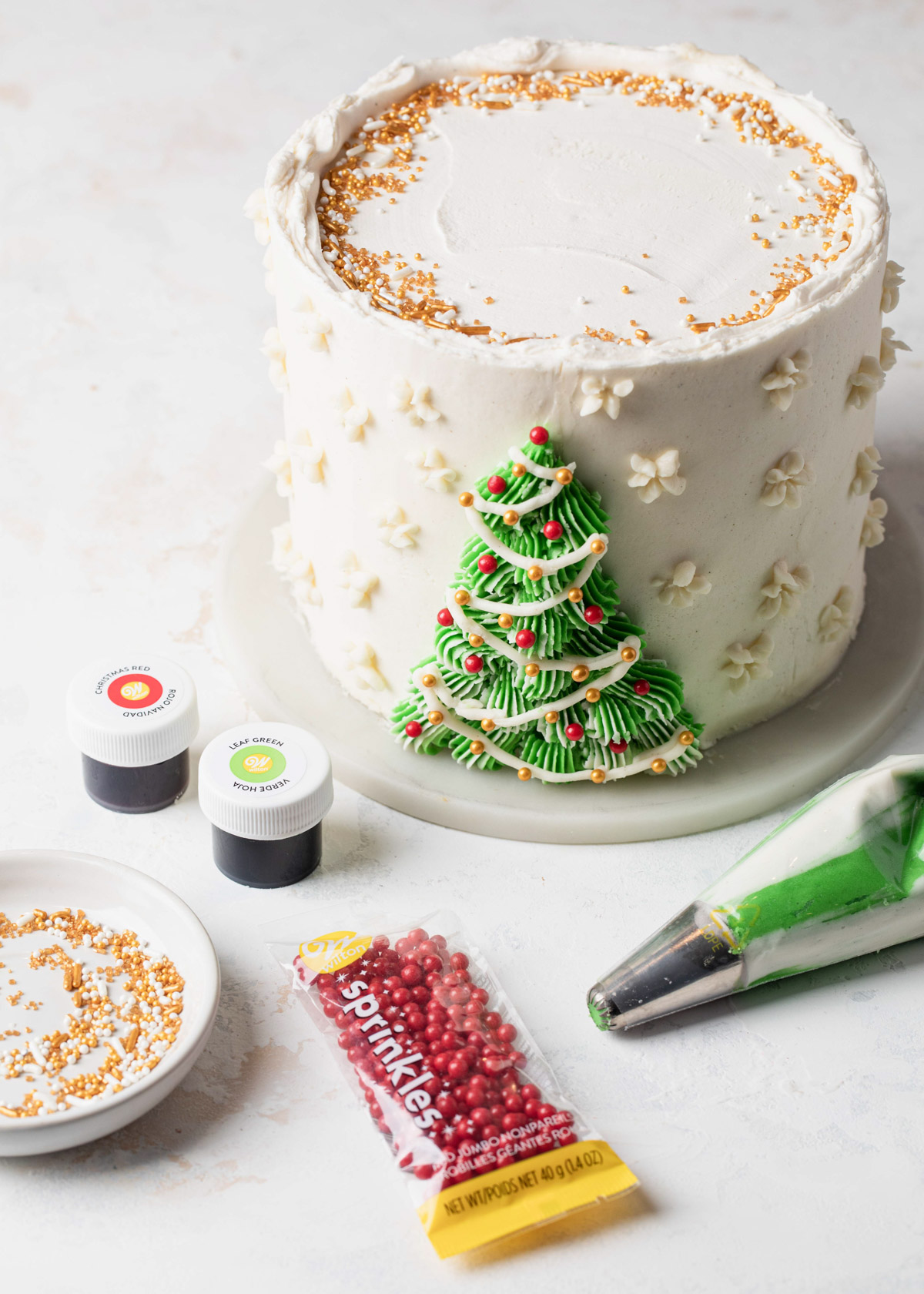 Simple Christmas Cake Ideas Style Sweet