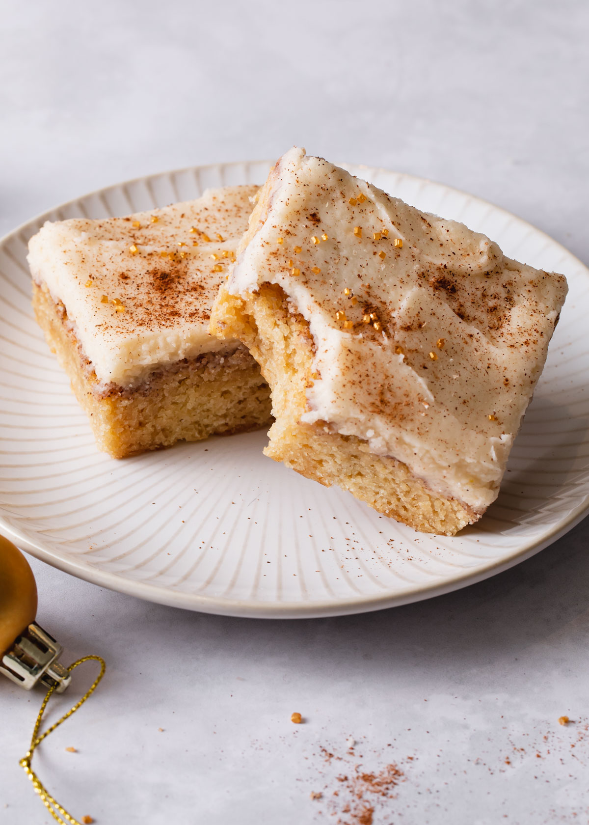 Snickerdoodle Bars with Cinnamon Icing Style Sweet