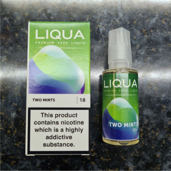 Liqua Premium Vape Liquid Two Mints 30ml/18mg StyleVapes Namibia