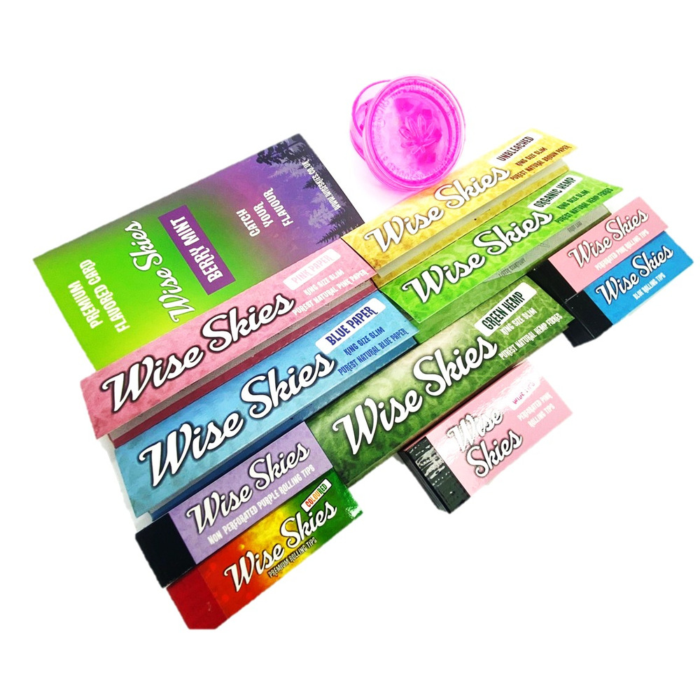 Wise Skies Rolling Paper & Tips Bundle Free Delivery