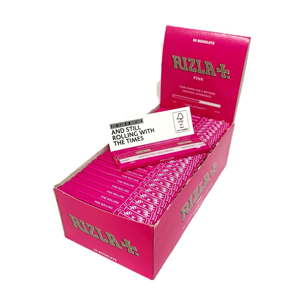 Rizla Single Pink Rolling Paper Wise Skies