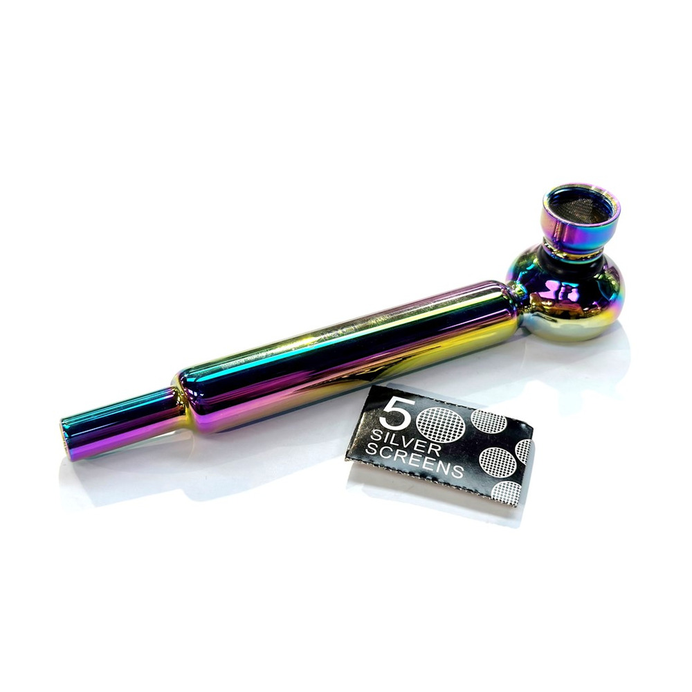 D&K Rainbow Glass Bubble Pipe Wise Skies.