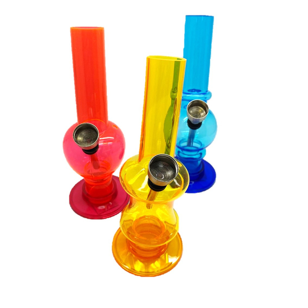 Assorted Acrylic Bong 16cm Water Pipe Wise Skies