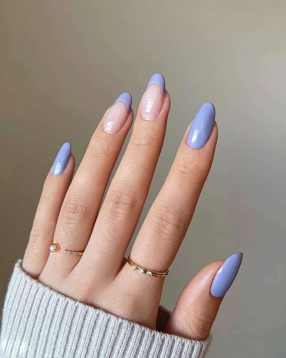 21+ Perfect Periwinkle Nails for Spring & Summer modern, classy