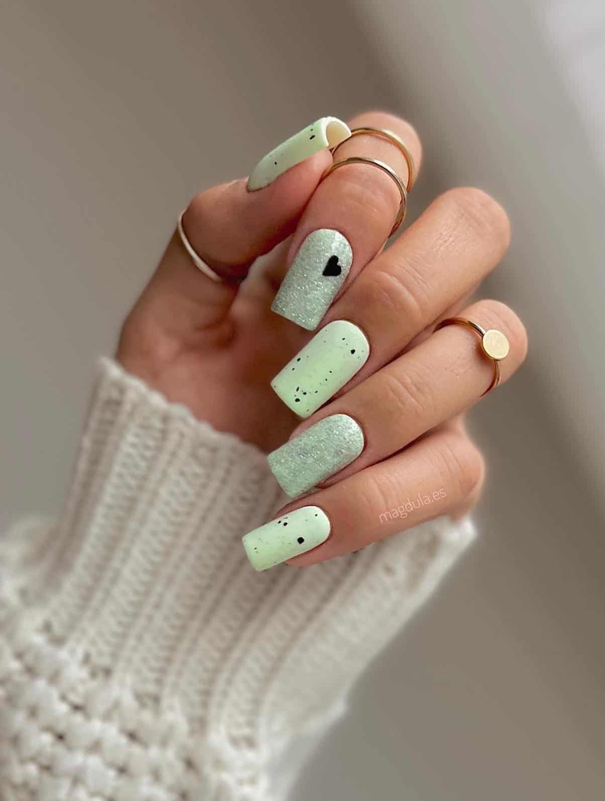 20+ Enchanting Mint Green Nail Designs for Your Perfect Manicure Late