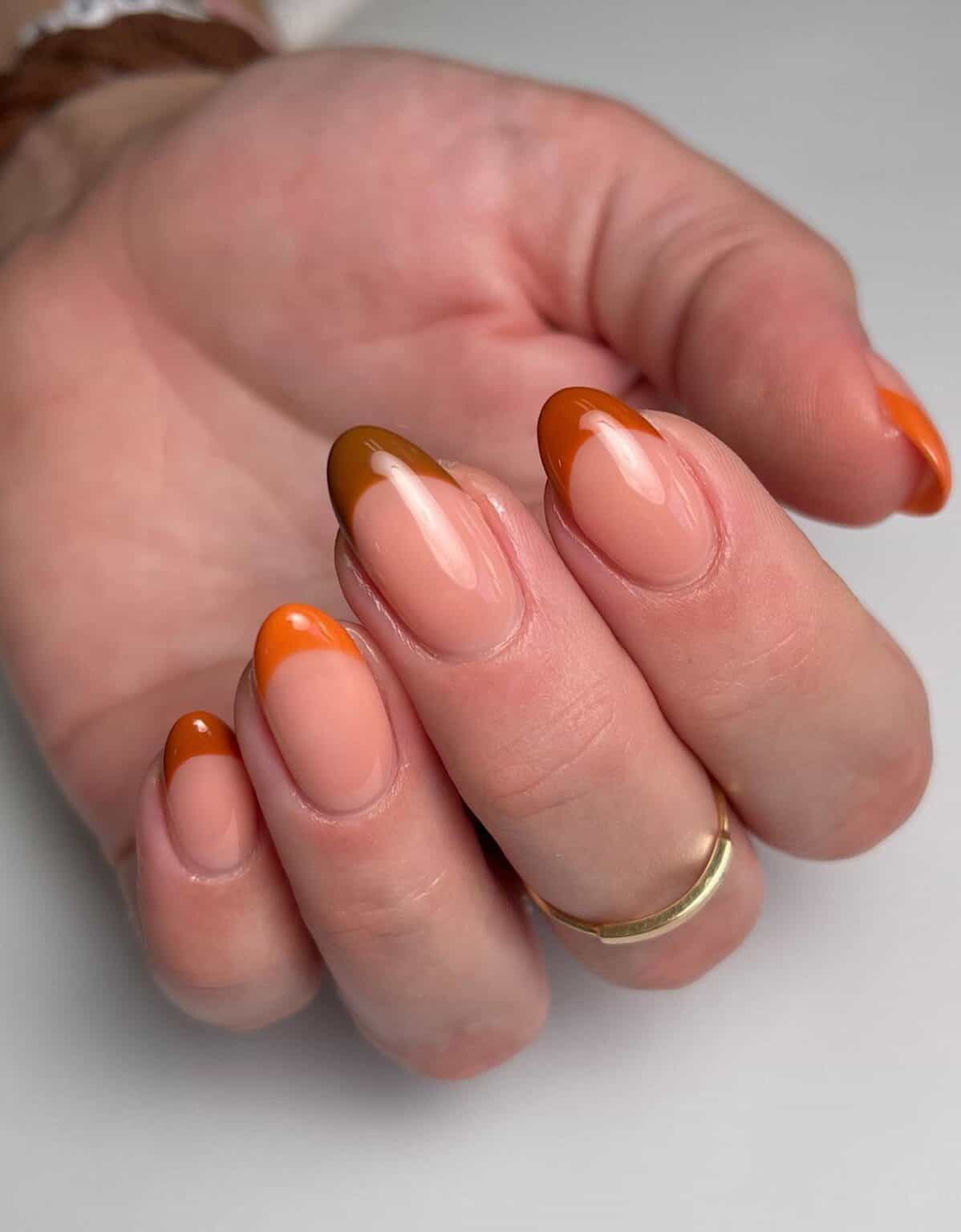 27+ Stunning Burnt Orange Nails with a Cozy Vibe for 2023