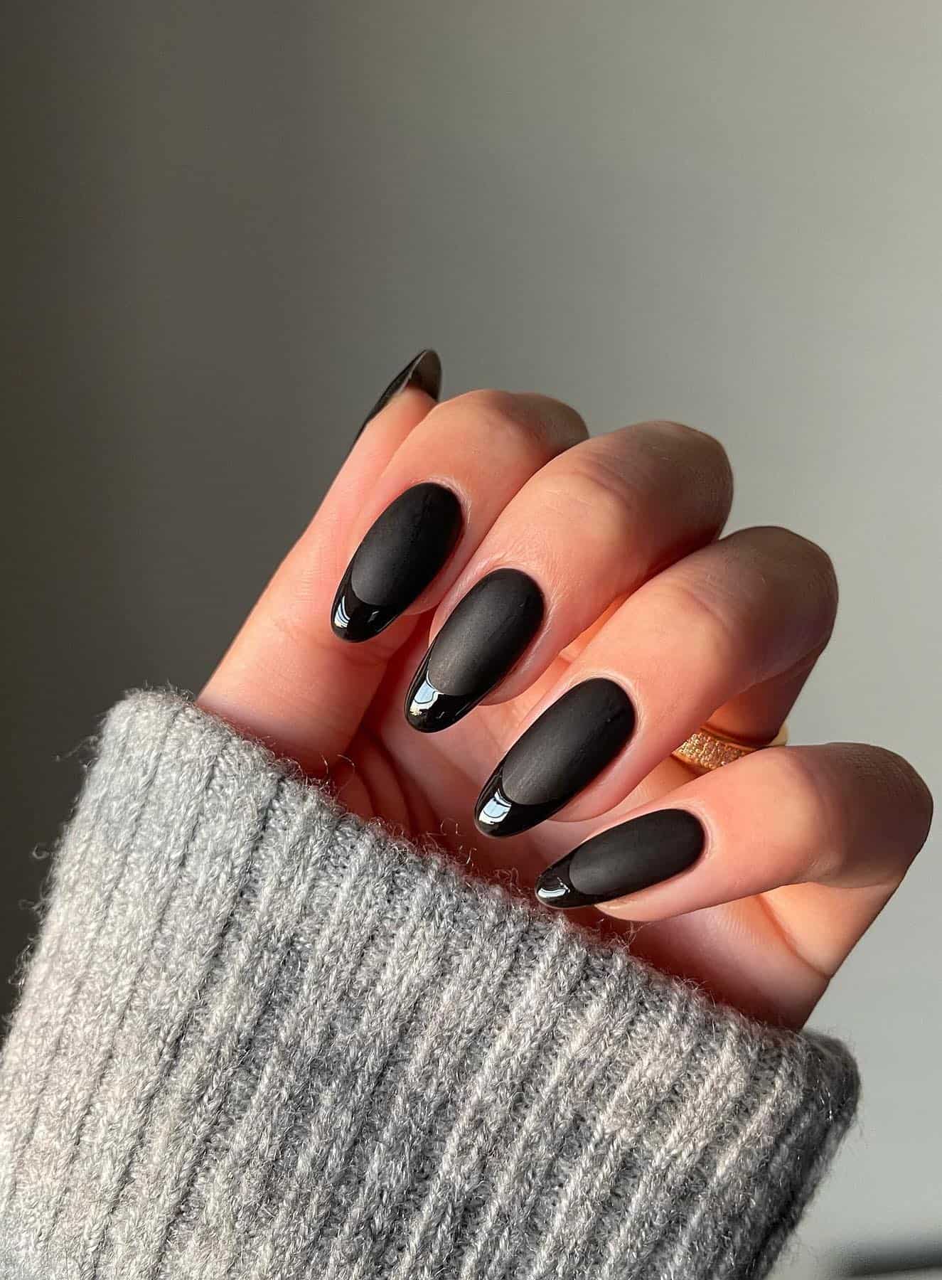Top 143+ matte black dip powder nails super hot songngunhatanh.edu.vn