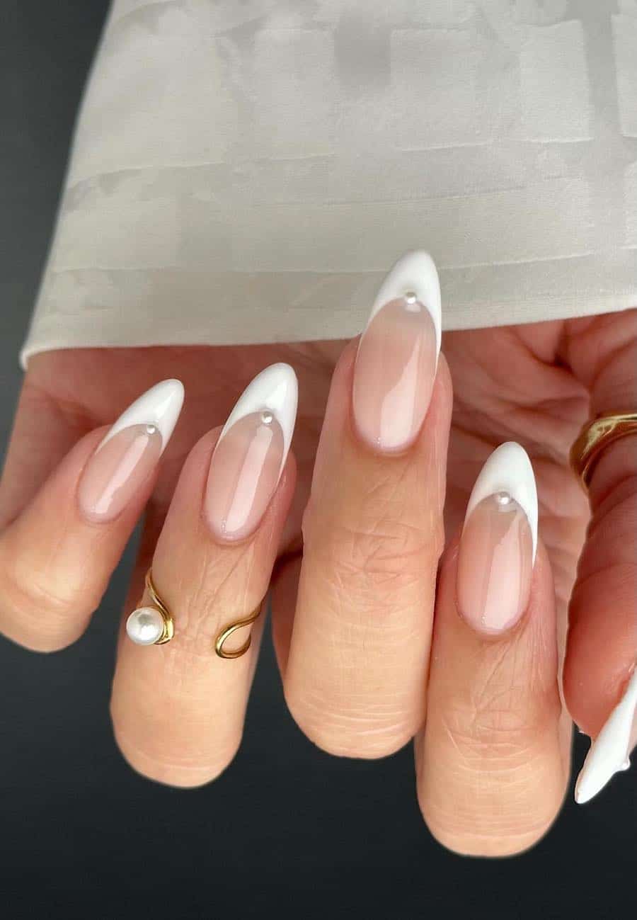 22+ Classy White Almond Nail Designs You'll Love in 2023