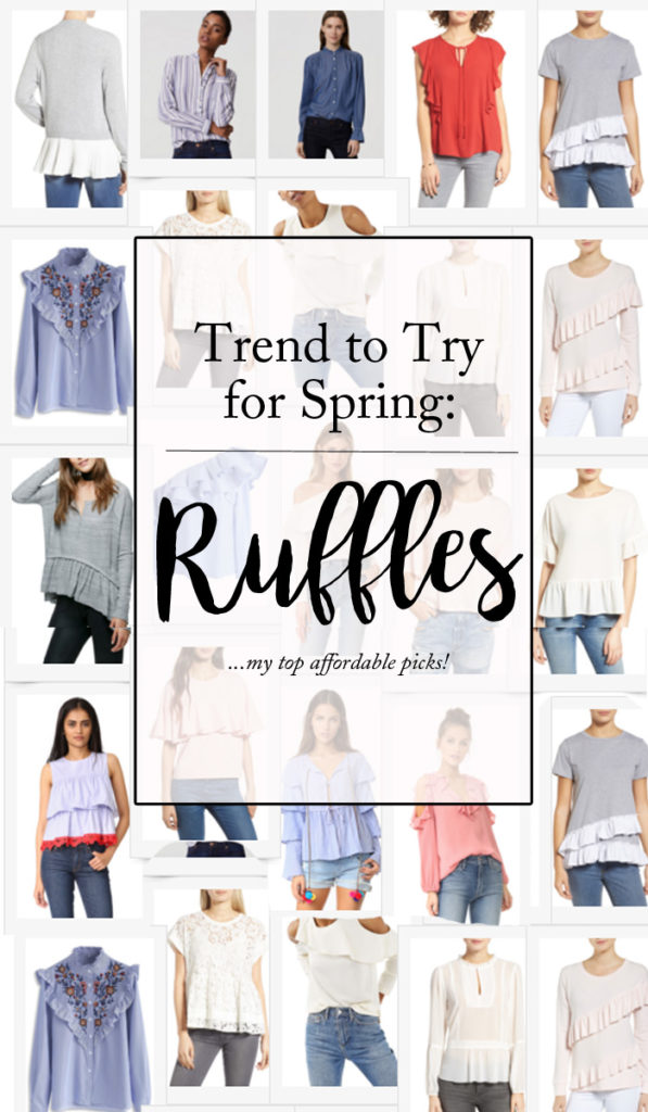 Ruffled Tops for Spring My Favorite Affordable Picks
