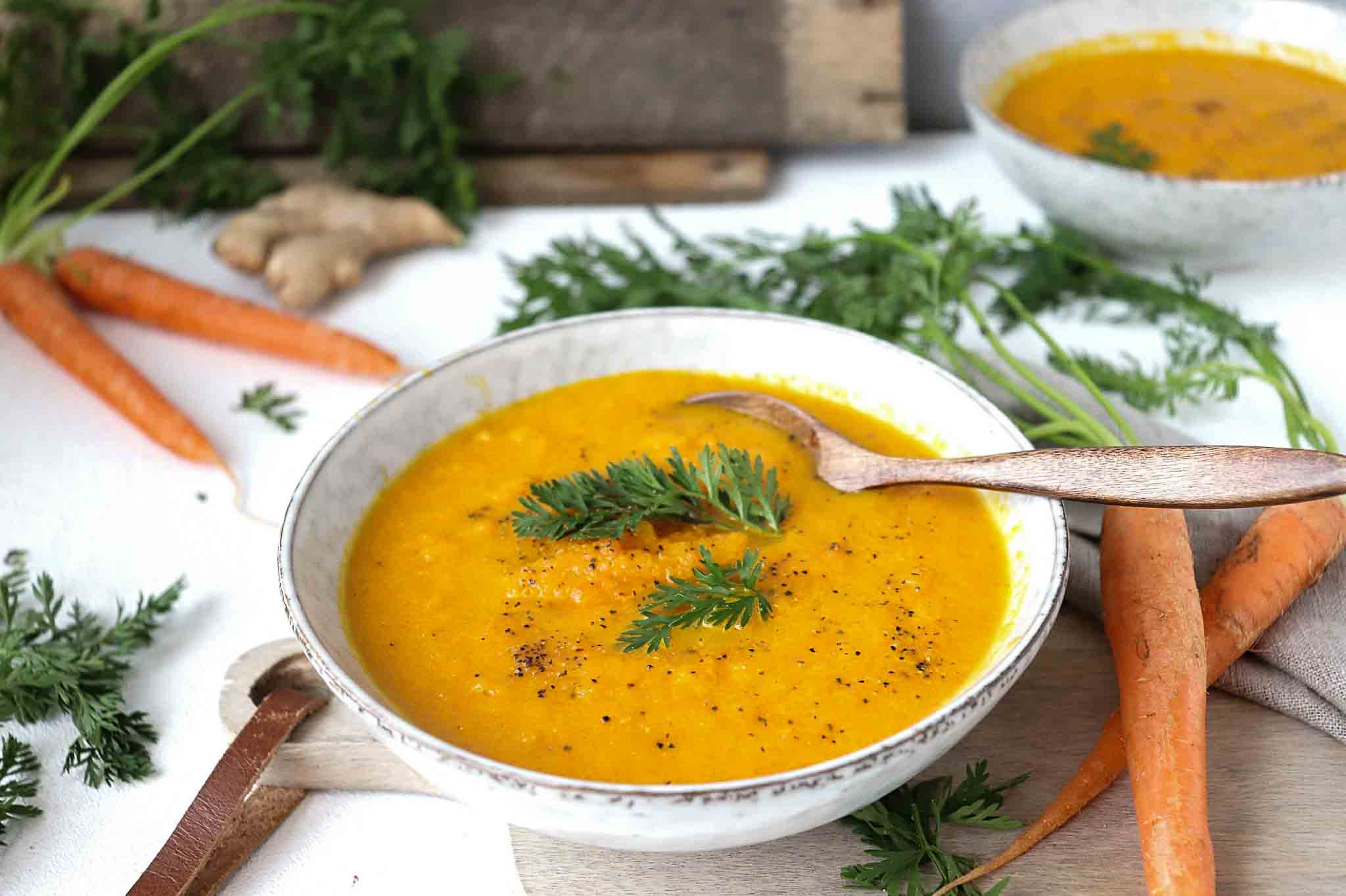Möhrensuppe mit Orange und Ingwer Stylingkitchen