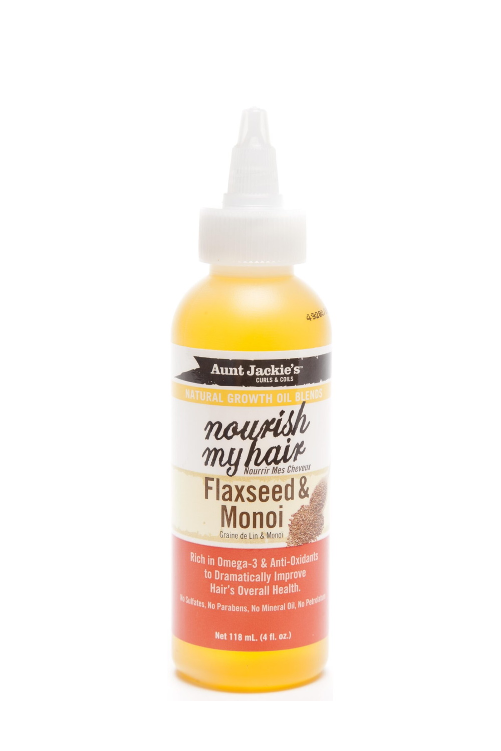 Aunt Jackie’s Nourish My Hair, Flaxseed & Monoi 118ml Stylishcare