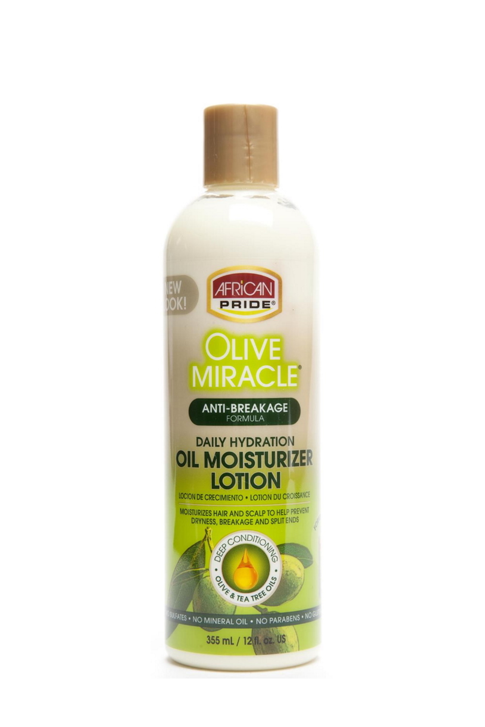 African Pride Olive Miracle AntiBreakage Oil Moisturiser Lotion 355ml Stylishcare