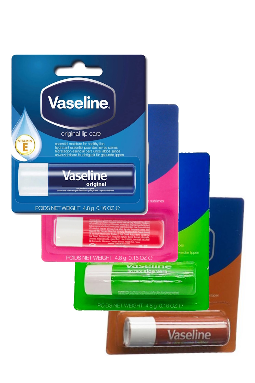 Vaseline Lip Care Balm Sticks (Select any 3!) Stylishcare