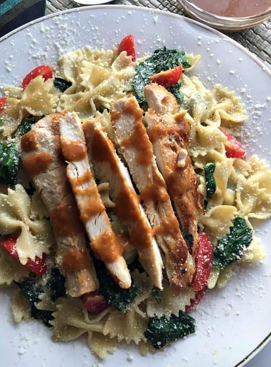 Ginger Chicken Pasta Salad