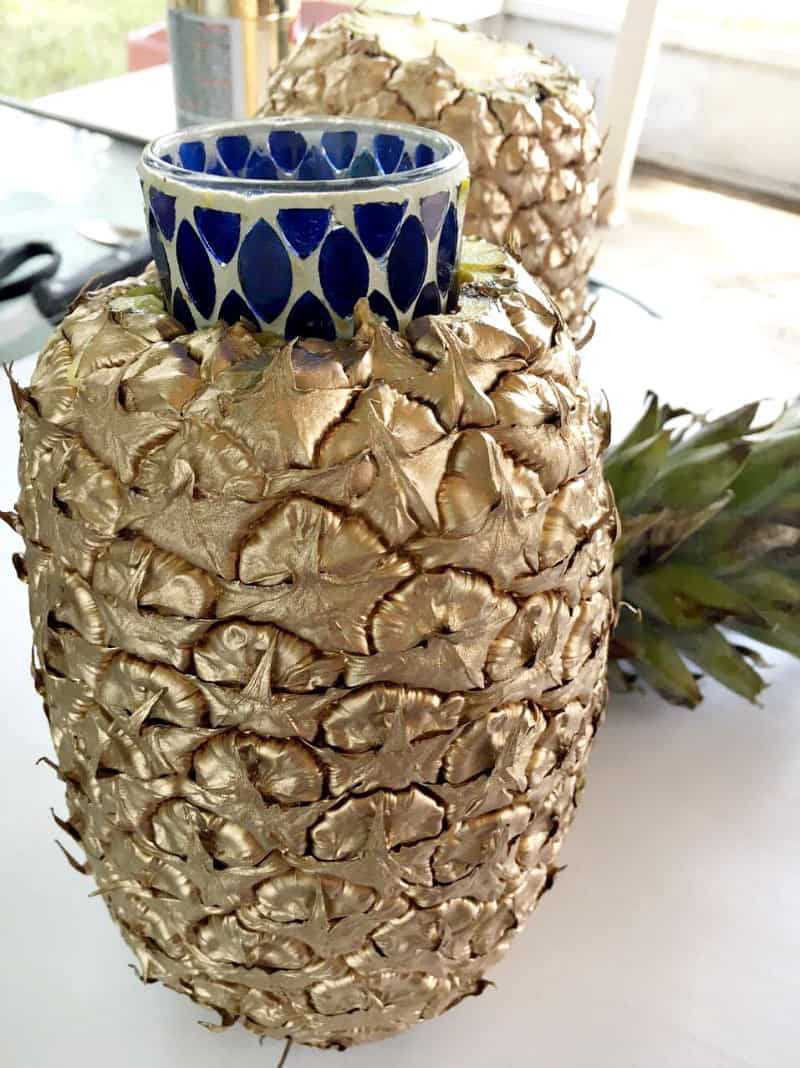 DIY Pineapple Vase Easy To Make DIY's Stylish Cravings