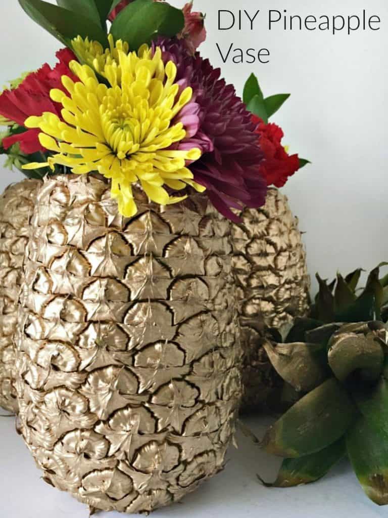 DIY Pineapple Vase Easy To Make DIY's Stylish Cravings