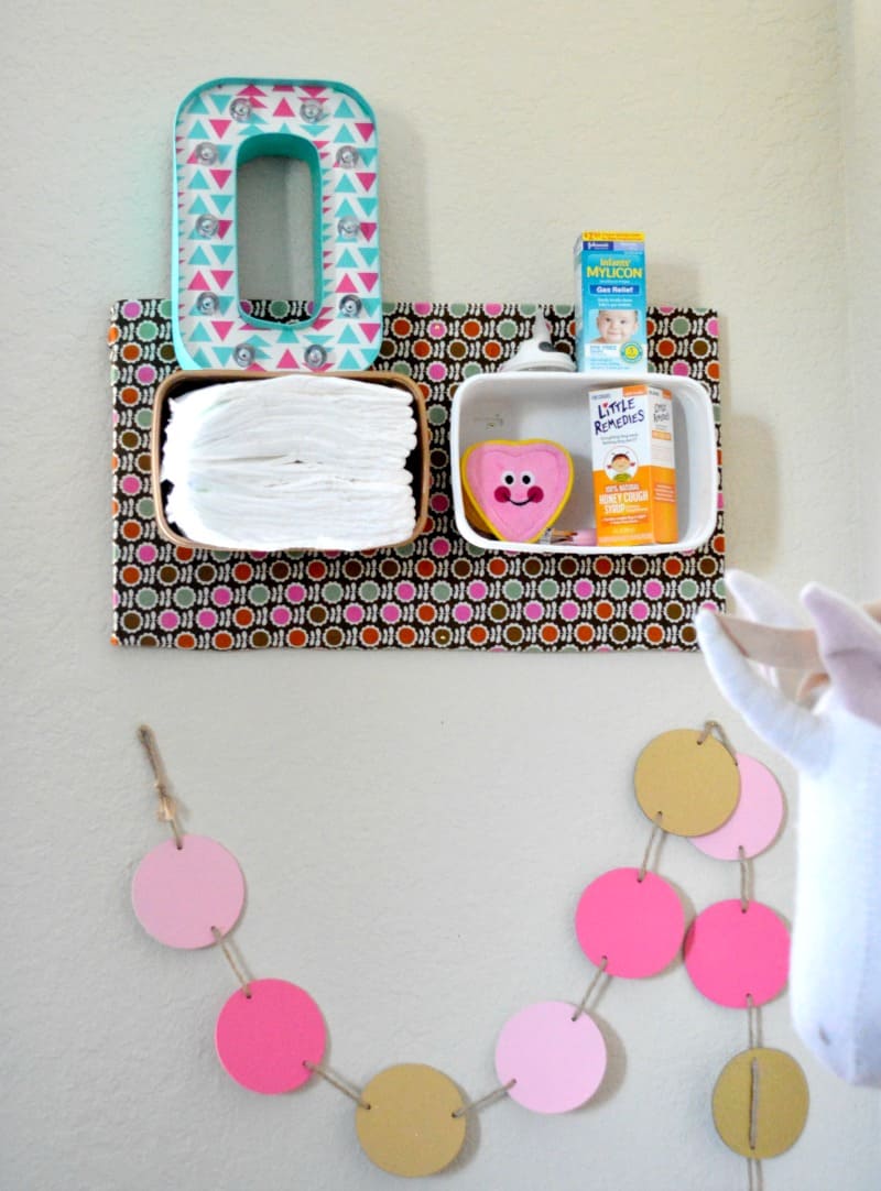 DIY Nursery Organizer Easy To Make DIY's at Stylish Cravings