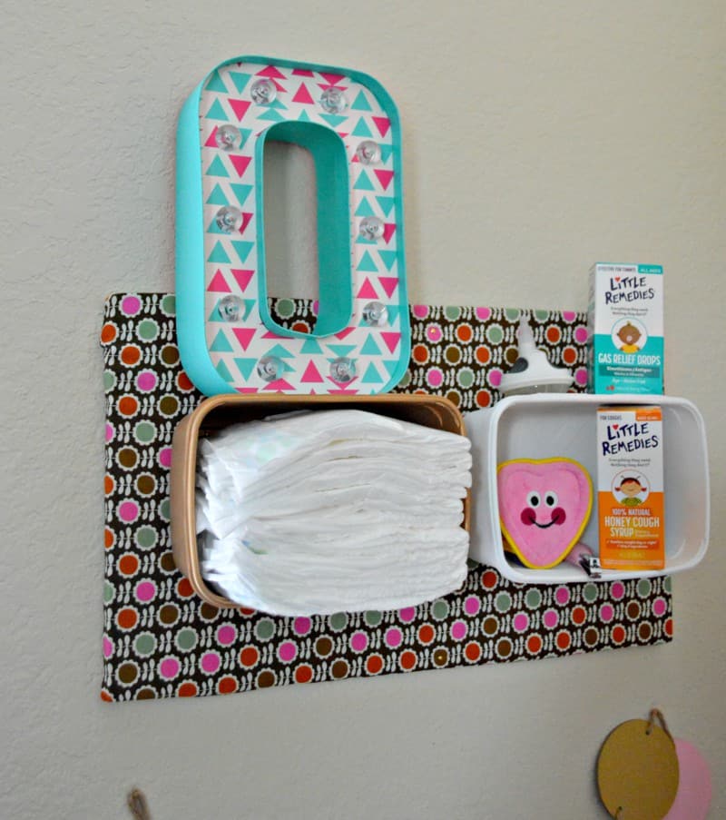 DIY Nursery Organizer Easy To Make DIY's at Stylish Cravings