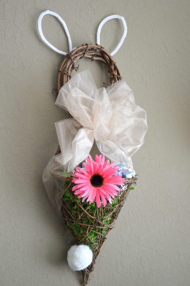 DIY Easter Bunny Basket Easy To Make DIY Stylish Cravings