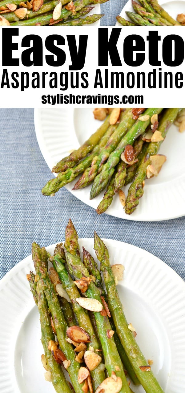 Keto Asparagus Almondine This is an easy and delicious side dish!