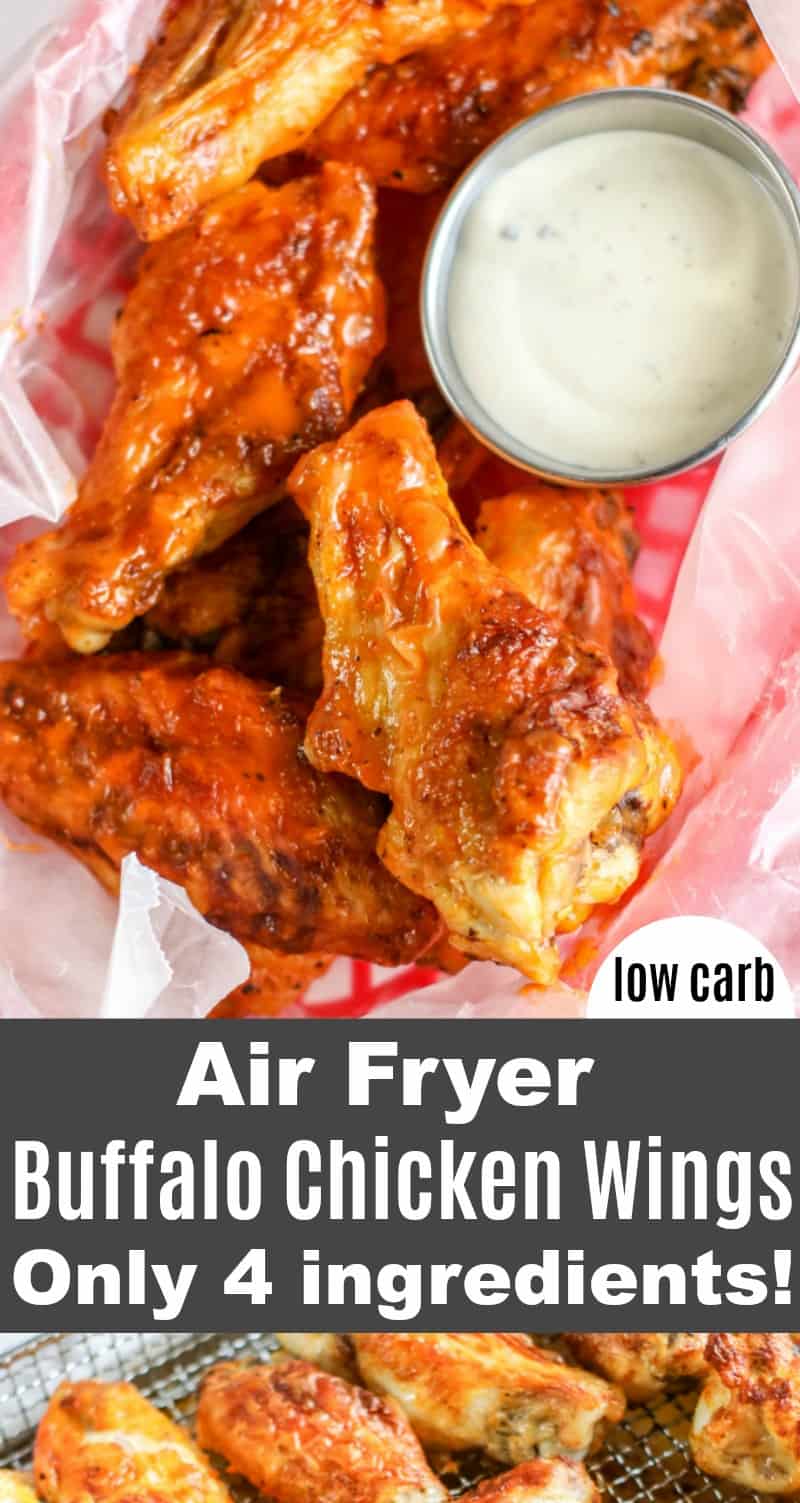 Air Fryer Buffalo Wings The perfect low carb appetizer