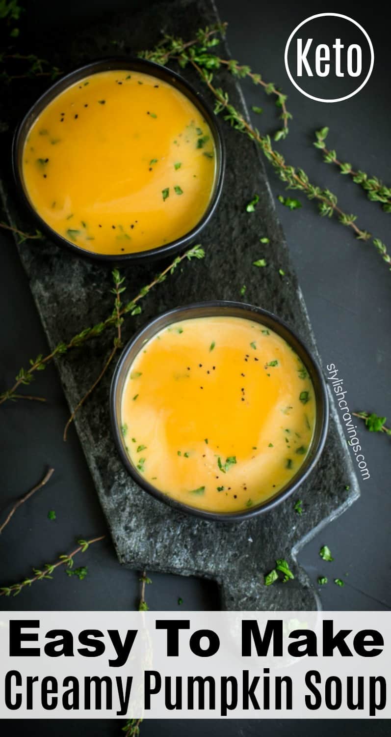 Creamy Keto Pumpkin Soup Easy 15 Minute Recipe!