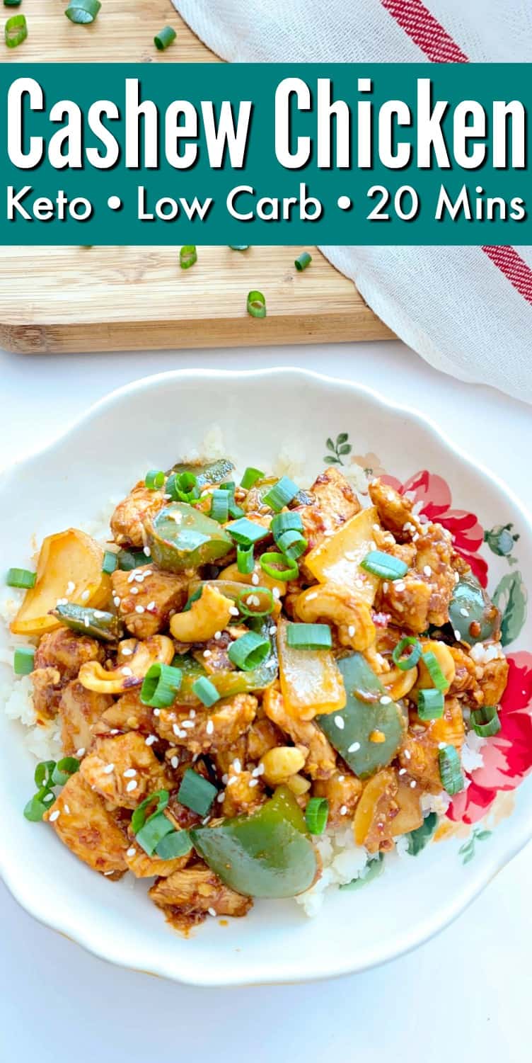 EASY KETO CASHEW CHICKEN