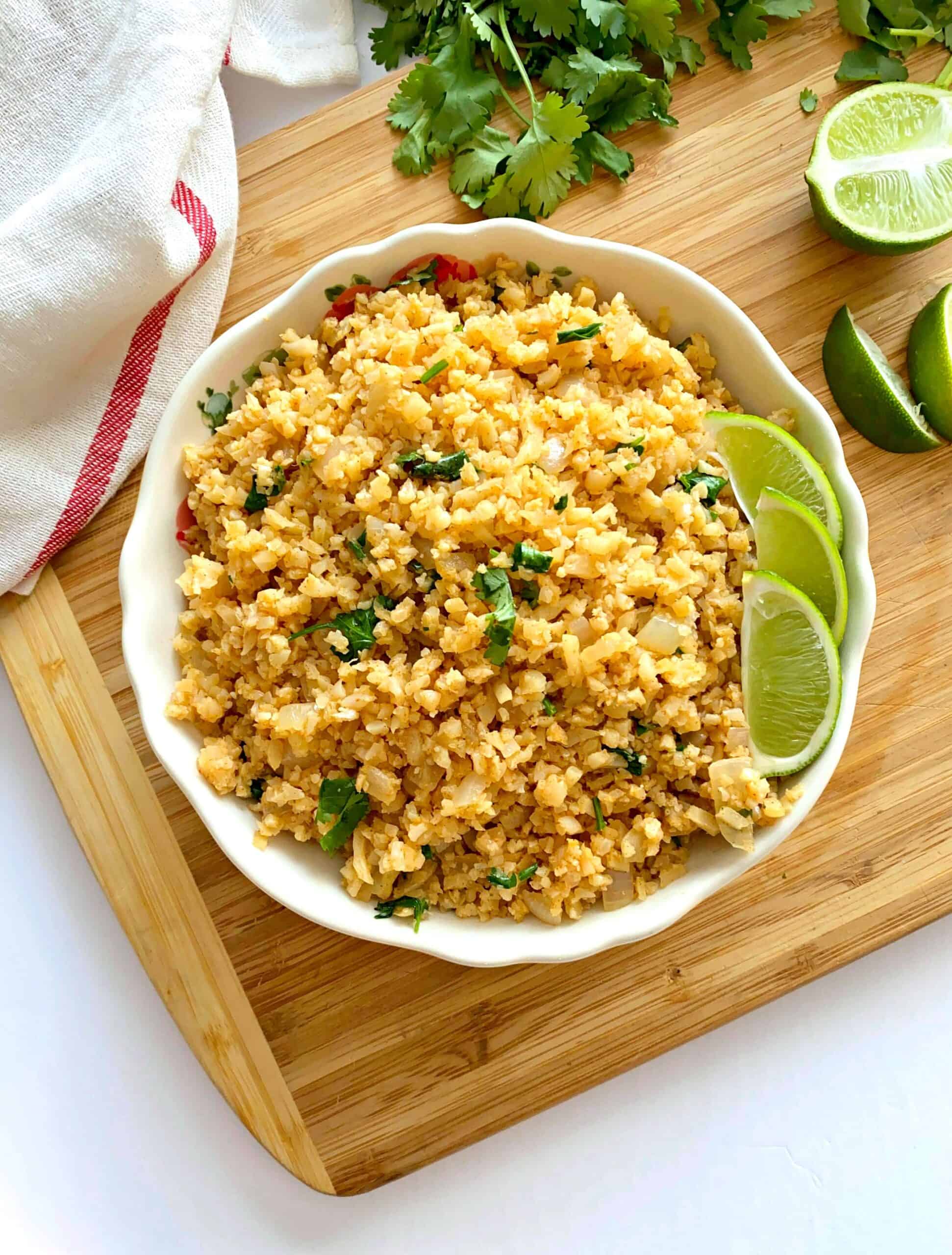 Keto Mexican Cauliflower Rice Easy 15 Minute Recipe