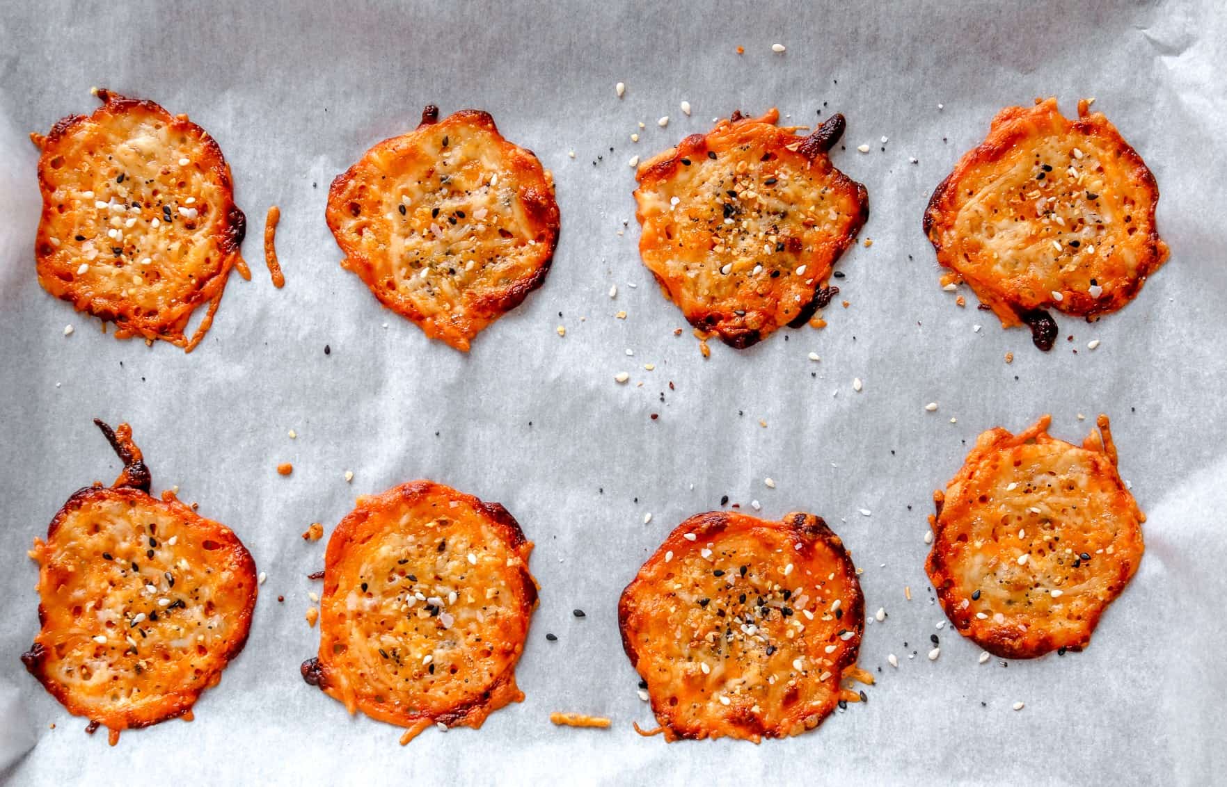 Keto Everything Bagel Cheese Chips Only 1 Net Carb