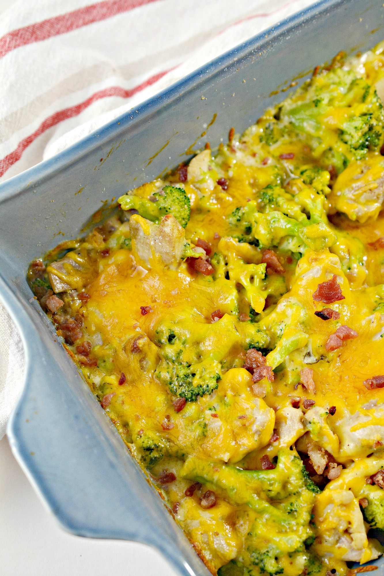 Keto Chicken Broccoli Casserole With Bacon Recipe Hearty Keto DInner