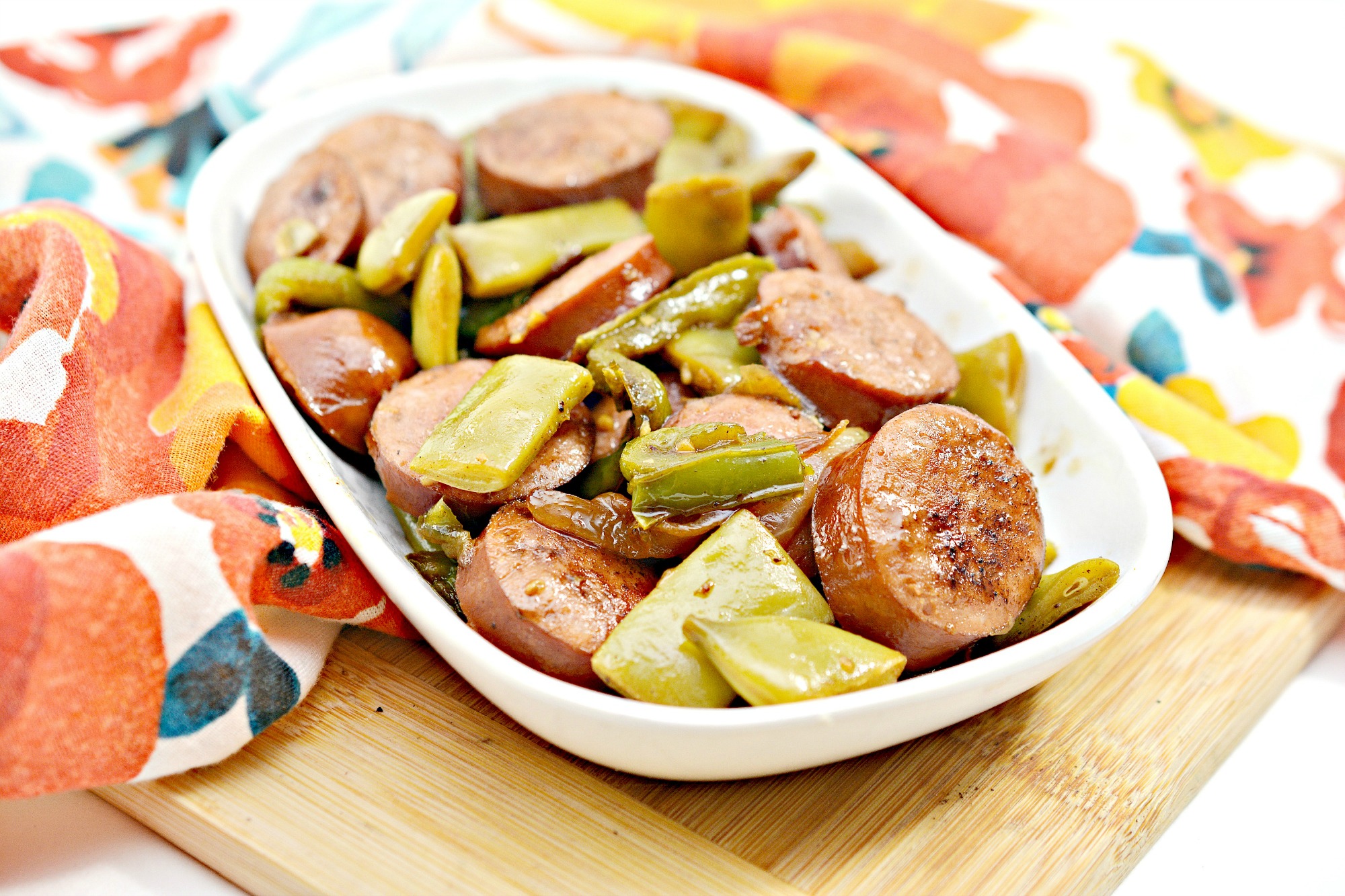 Keto Green Beans With Sausage Easy Keto Skillet Recipe