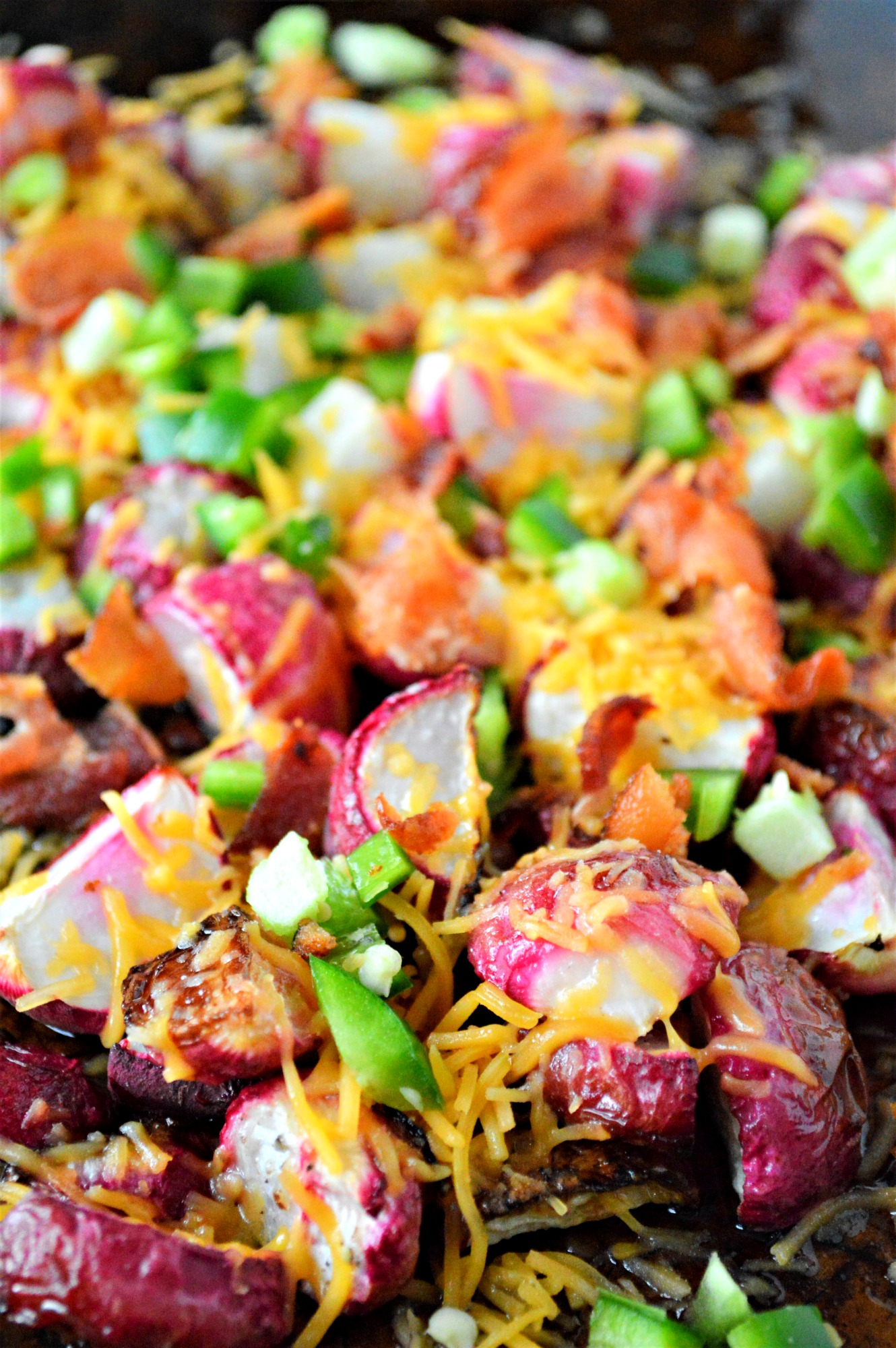 Keto Loaded Oven Roasted Radishes Savory Low Carb Side Dish