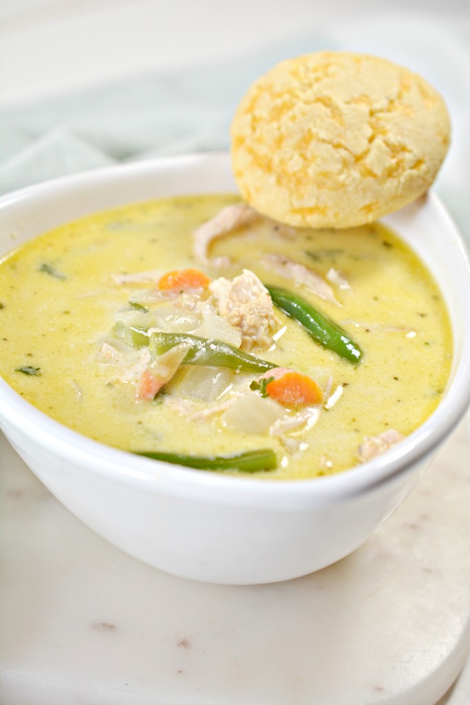 Keto Chicken Pot Pie Soup Recipe Easy Low Carb Comfort Food