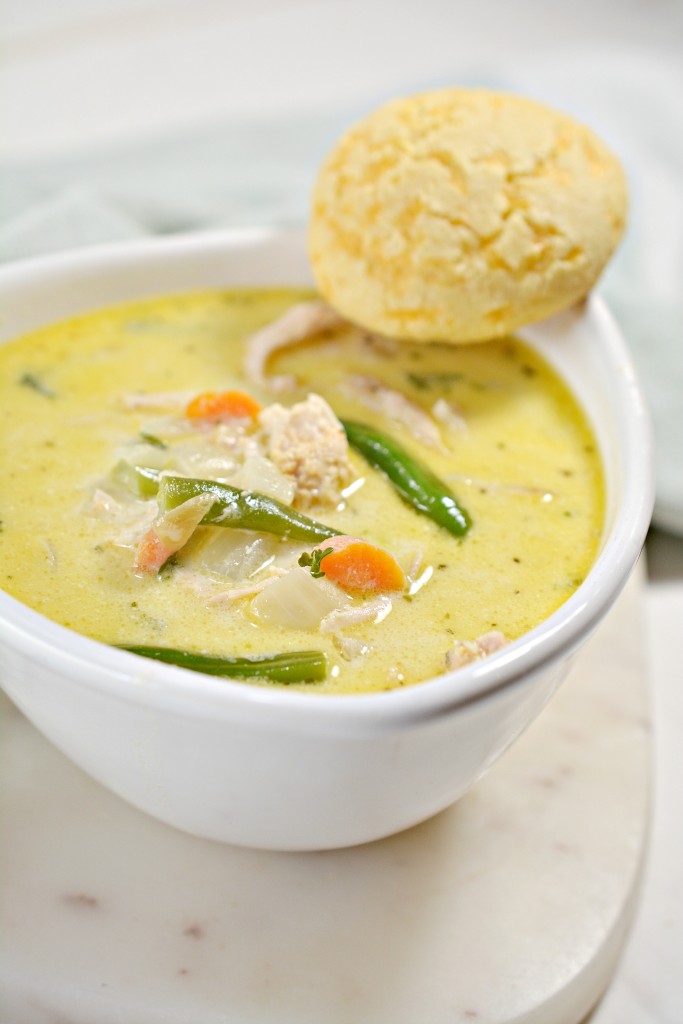 Keto Chicken Pot Pie Soup Recipe Easy Low Carb Comfort Food