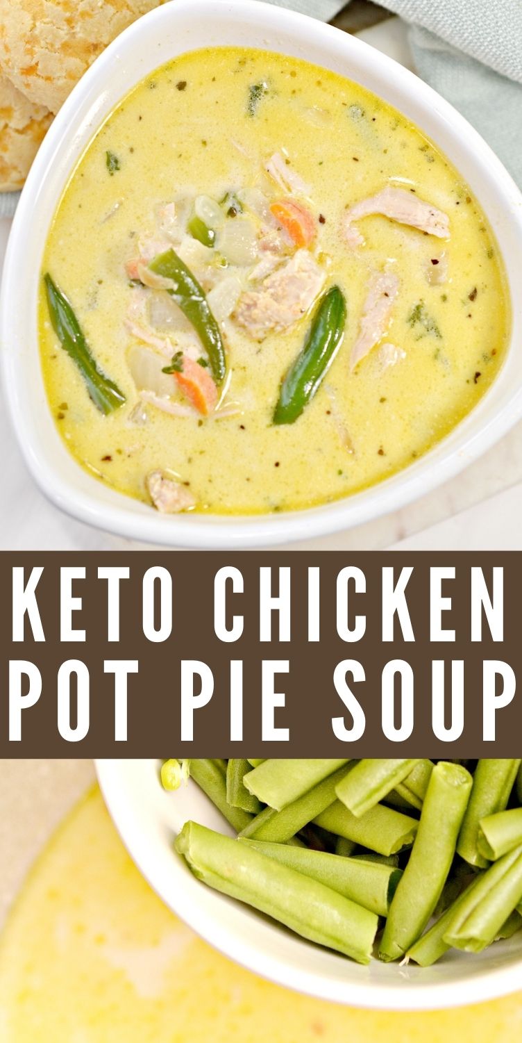 Keto Chicken Pot Pie Soup Recipe Easy Low Carb Comfort Food